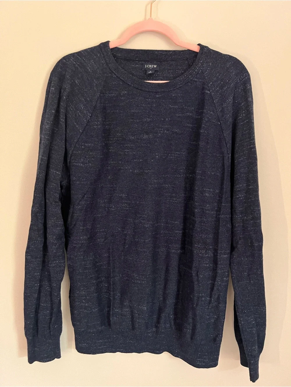 J. Crew Navy Pullover, Gray Cardigan & Red Zip Hoodie Set
